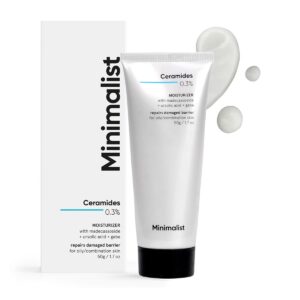 minimalist 0.3% ceramide face moisturizer for barrier repair & deep moisturization